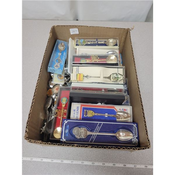 Over 100 collector spoons