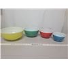 Image 1 : Set of 4 Pyrex bowls