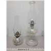 2 coal oil lamps