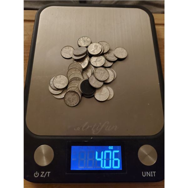4 oz of silver Canadian dimes