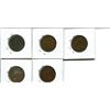 Image 2 : 5 Canadian large cents 1911, 1912, 1914, 1916, 1918