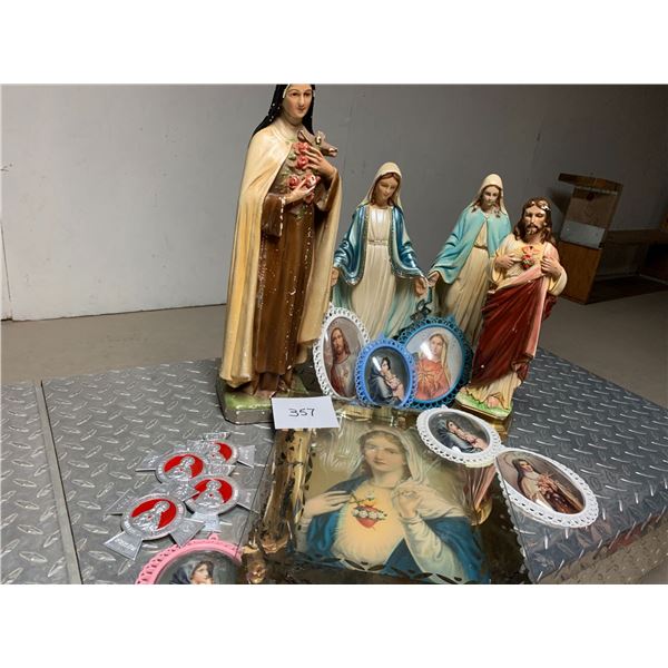 Religious Figurines and Pictures