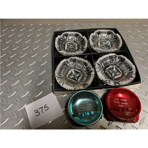 Various Ashtrays