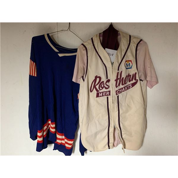 Rosthern Baseball Uniform and Practice Jersey