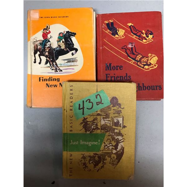 School text books (3, condition varies)