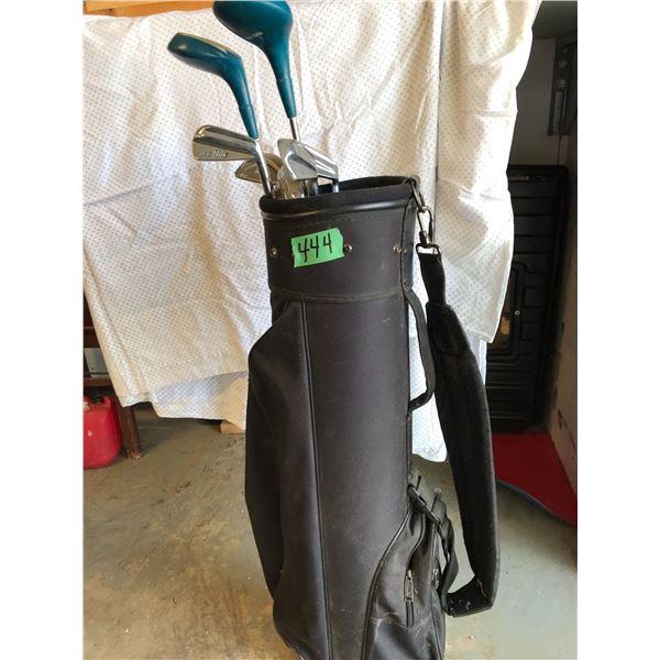 Golf bag and clubs