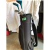 Golf bag and clubs