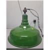 Image 1 : Huge porcelain service station light - tested, working. 18" diameter