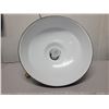 Image 3 : Huge porcelain service station light - tested, working. 18" diameter