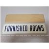 Image 1 : Porcelain sign (in original packaging) "Furnished Rooms"