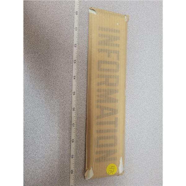 Porcelain sign (in original packaging) "Information"