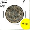 Image 1 : 1952 Canadian 50 Cent Piece WD F