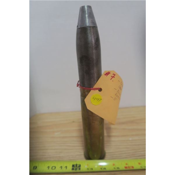Canadian 48mm Light Cannon Shell 1942