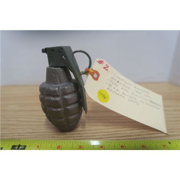 Canadian Training Grenade