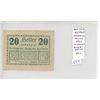 Austria. 1920 20 Heller Notgeld (Necessity Money) issued by the town of Kirchheim. VF+.