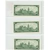 Image 2 : Lot of 3 Consecutive Serial Number 1967 $1 notes. F/P Prefix. BC-45b-i. Choice Uncirculated.