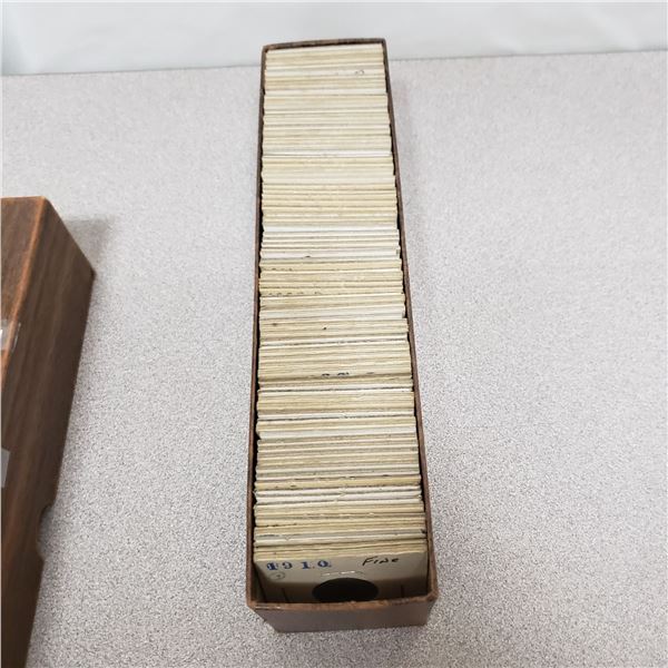 Box of 89 U.S. Indian Head Cents dated 1910 to 1939D. All are in 2X2s.