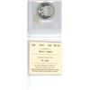 1963 Canadian Silver 50 Cents. ICCS graded and certified MS-63 Heavy Cameo.