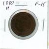 Image 1 : 1890H Canadian Victorian Large Cent. Heaton Mint. F-15.