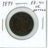 Image 1 : 1899 Canadian Victorian Large Cent. EF-40 or better. Nice.