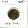Image 1 : 1923 Canadian Small Cent. Key Date. Mintage of 1,019,022. AU-50.