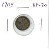 Image 1 : 1904 Canadian Silver 5 Cents. VF-20.