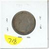 Image 2 : 1874H Canadian Victorian Silver 25 Cents. Heaton Mint. Good or better.