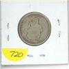Image 2 : 1883H Canadian Victorian Silver 25 Cents. Heaton Mint. Good.