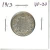 1913 Canadian Silver 25 Cents. VF-20. Nice.