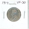 1919 Canadian Silver 25 Cents. VF-30. Nice.
