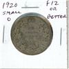 Image 1 : 1920 Small Narrow 0 Canadian Silver 50 Cents. F-12 or better.