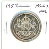 Image 1 : 1957 Canadian Silver 50 Cents. MS-63. Nice.