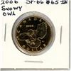 Image 1 : 2006 Snowy Owl Dollar. Specimen-66. Taken from a Specimen set. Nice.