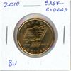 Image 1 : 2010 Saskatchewan Roughriders Loonie. BU from an original mint roll.