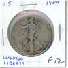Image 1 : U.S. 1944 Walking Liberty Silver Half Dollar. Philadelphia Mint. F-12.