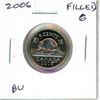 Canada 2006 Filled 6 Nickel 5 Cents. BU. Nice.
