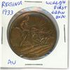 Regina. 1933 World’s First Grain Exhibition. AU-50.