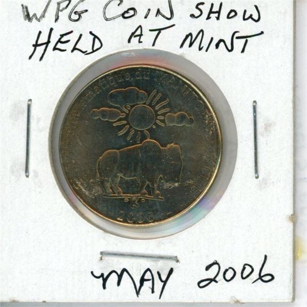 Royal Canadian Mint medal distributed at a coin show held at the Mint in May 2006. Unc.