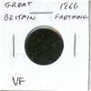 Image 1 : Great Britain. 1866 Farthing. Victoria. VF.