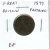 Great Britain. 1899 Farthing. Victoria. EF. Nice.