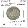 Great Britain. 1942 Silver Shilling. World War II issue. VF.
