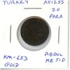 Turkey. AH1255 20 Para. Abdul Mejid. Good.