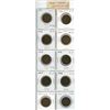 979  Complete Set of 10 Canadian George V Large Cents 1911 to 1920. Includes scarce 1915. Coins grade Ver