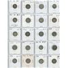 Lot of 20 Canadian George V Silver 10 Cents 1911 to 1936. Coins grade Very Good to Fine.