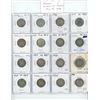 Lot of 16 Canadian George V Silver 25 Cents 1912 to 1936. Coins grade Good to Fine.