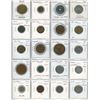 997  Lot of 20 World War II coins. From Brazil, Denmark under German occupation, France under German occu