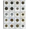 Lot of 20 coins from France. Coins date 1854 (Emperor Napoleon III) to 1984. Includes 6 coins from t