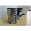 Image 2 : Texaco Ursa Super Plus Motor Oil Tin & Esso Extra 10W-30 Oil Can (Full)
