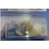 Image 11 : $5 Bank Note Collection in Binder