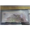 Image 12 : $10 Bank Note Collection in Binder
